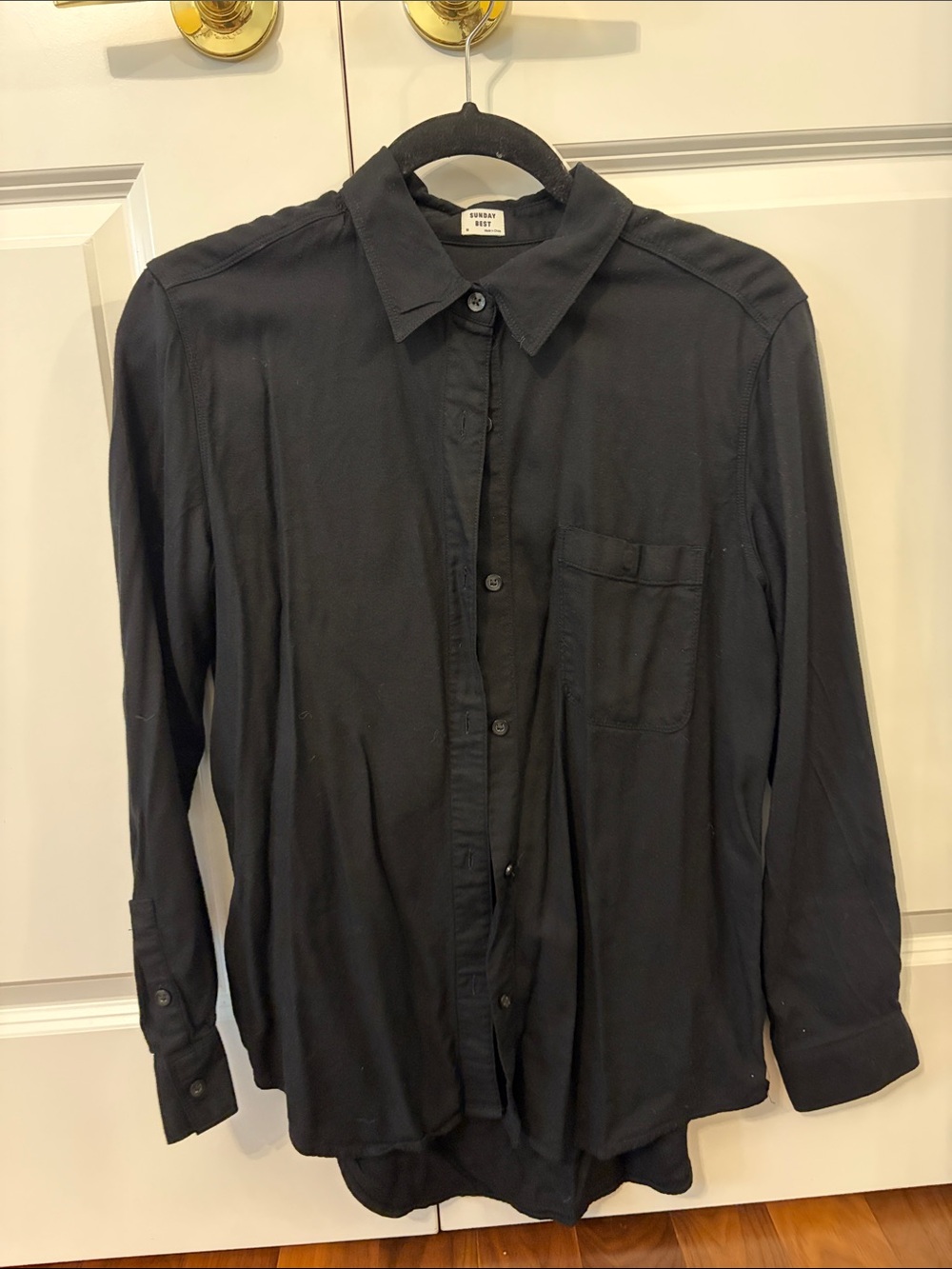 Sunday Best Black Button-Down Shirt